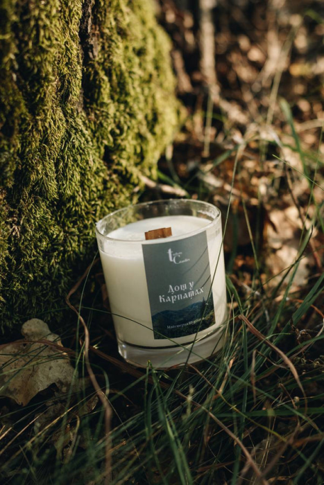 Соєва свічка "Дощ у Карпатах"