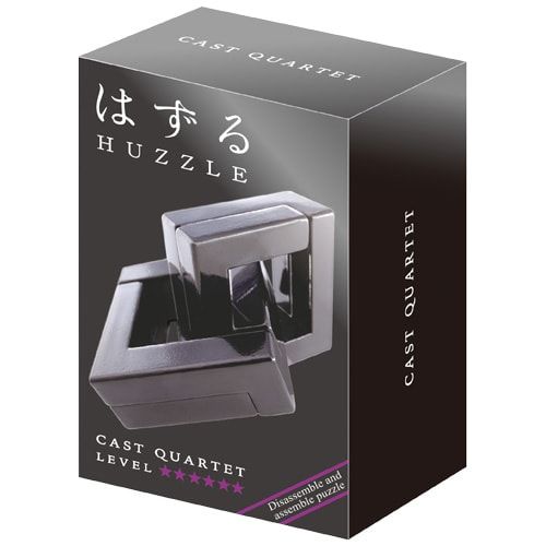 Металева головоломка Квартет (Huzzle Quartet) 6-й рівень