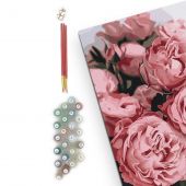 Картина за номерами «Піоновидні троянди» Картина за номерами «Піоновидні троянди»