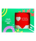 Чашка матовая "100k"