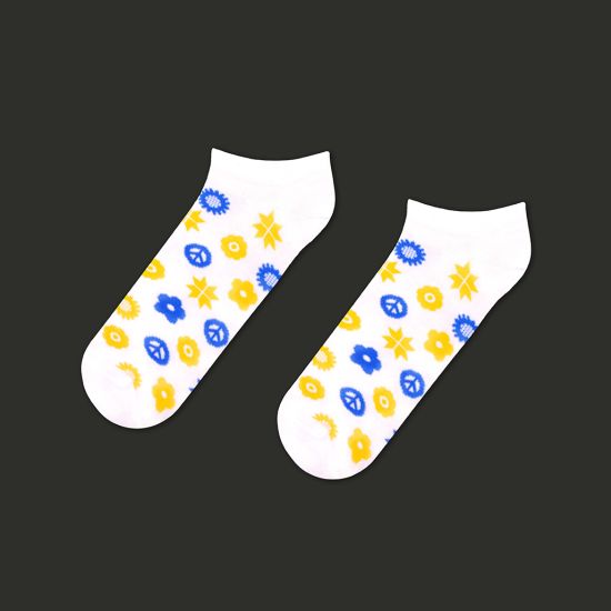 Шкарпетки CEH короткі Етно квіти