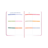 Мініпланер "I HAVE ABSOLUTELY NO PLAN mini" рожевий