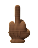 Картонний 3Д пазл "F*UCK"