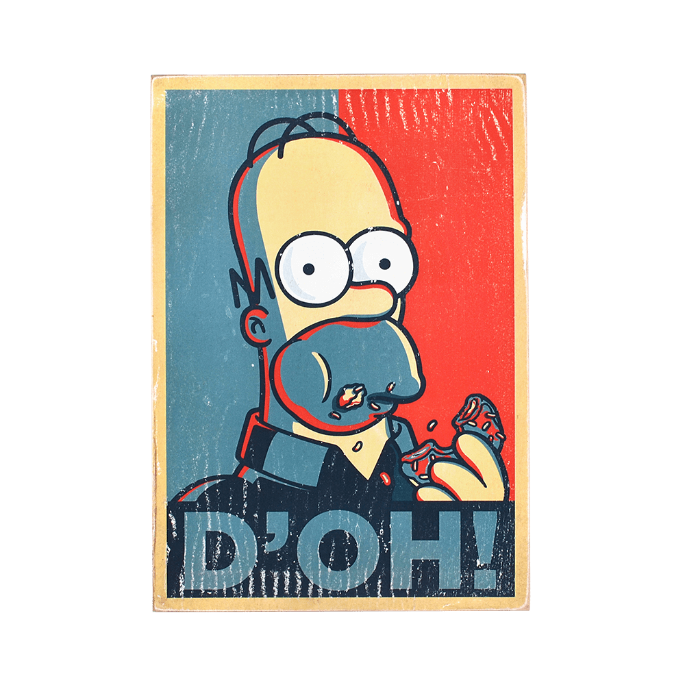 Дерев'яний постер "The Simpsons # 9 D`OH!"