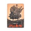 Дерев'яний постер "Moving Castle # 2 vintage"