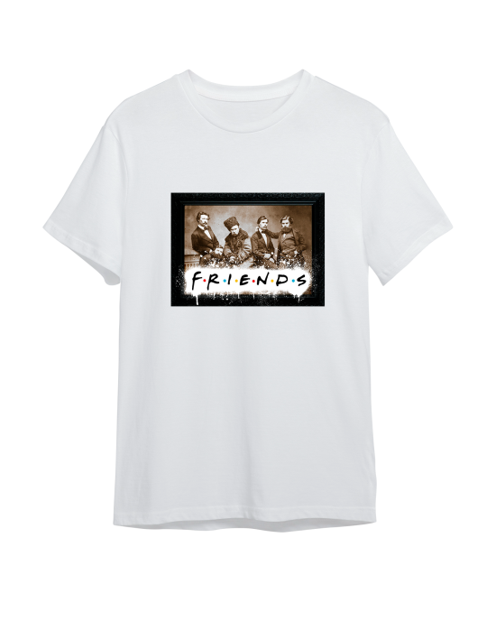 Футболка Vidro "Friends" А4 белая