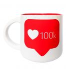 Чашка матовая "100k"