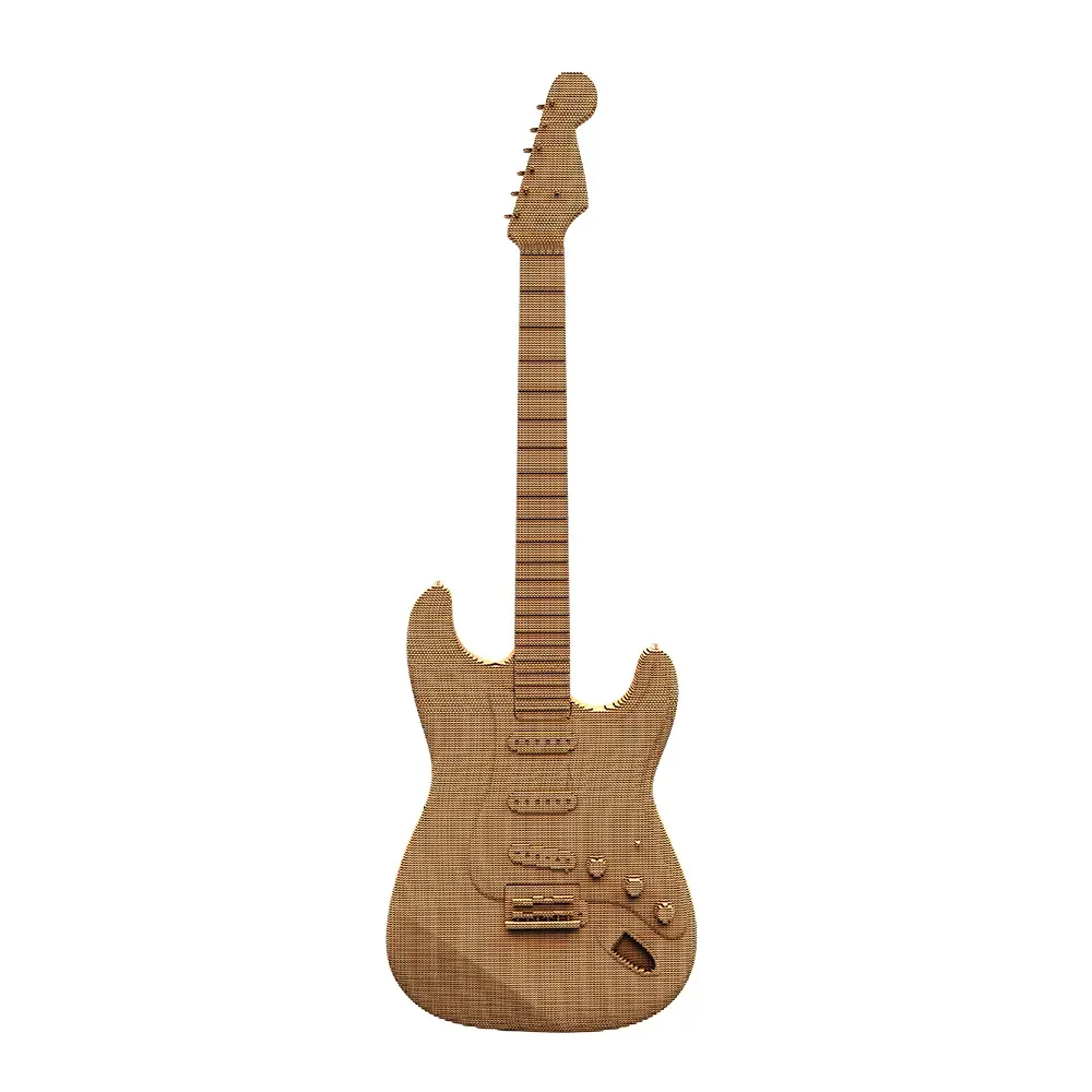 Картонний 3Д пазл "GUITAR"