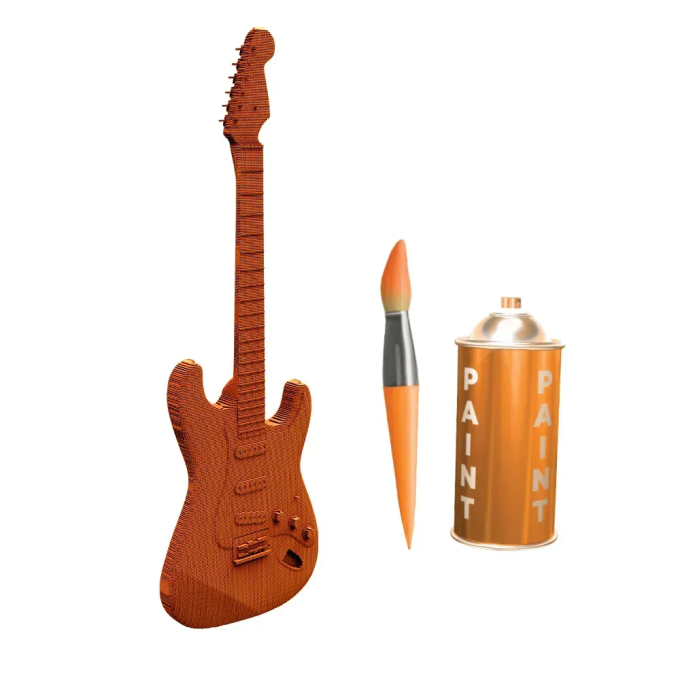 Картонний 3Д пазл "GUITAR"