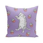 Подушка "Кот с кексами"