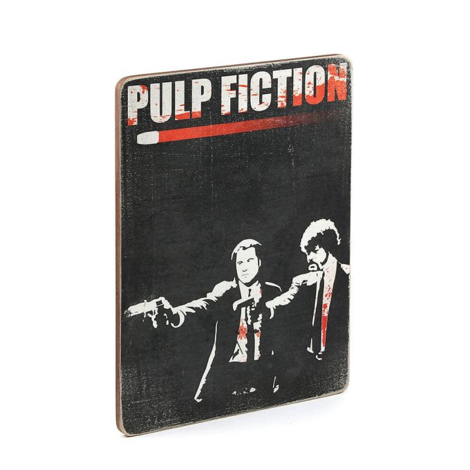 Деревянный постер "Pulp Fiction #3 Vincent and Jules"