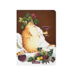 Блокнот в клеточку «Кот-гедонист»