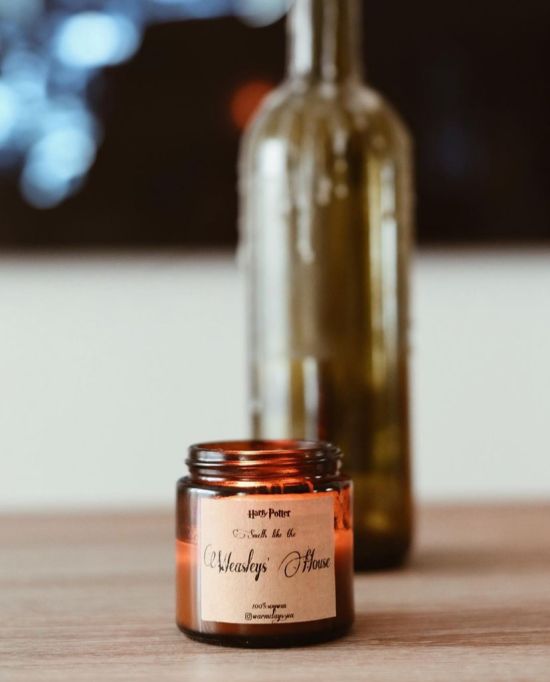 Соевая свеча "Дом семьи Уизли"