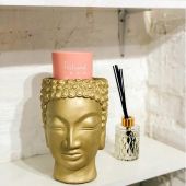Арт-вазон "Будда" (золотой)