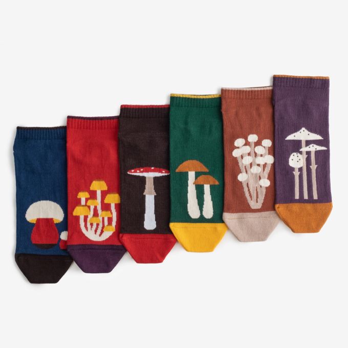 Dodo Socks короткий набор Mushrooms