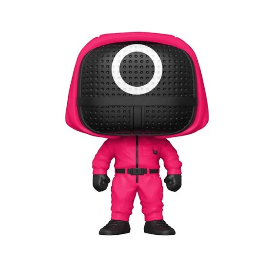 Игровая Фигурка Funko Pop! серии "Игра в кальмара" - Красный солдат в маске Игровая Фигурка Funko Pop! серии "Игра в кальмара" - Красный солдат в маске