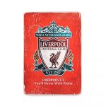 Деревянный постер "Football #6 Liverpool FC emblem"
