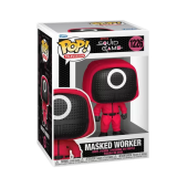 Игровая Фигурка Funko Pop! серии "Игра в кальмара" - Красный солдат в маске Игровая Фигурка Funko Pop! серии "Игра в кальмара" - Красный солдат в маске