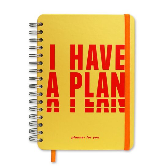 Планер "I HAVE A PLAN" yellow