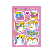 Набір стікерів "Для сміливих, грайливих та зухвалих"