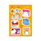 Набір стікерів "Для сміливих, грайливих та зухвалих"