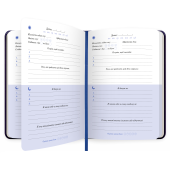 Щоденник вдячності "Сердечно дякую" темно-синій