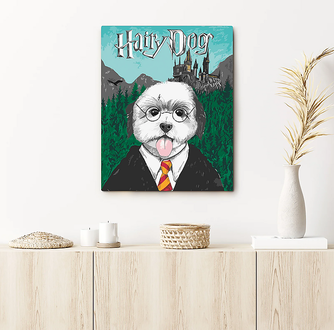 Картина за номерами ORNER "Hairy Dog"