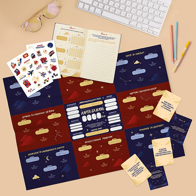 Набір для створення карти бажань «Магія починається з тебе»