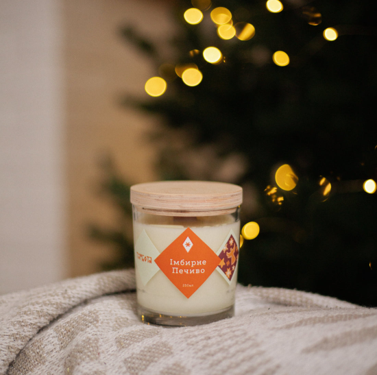Соєва свічка "Імбирне печиво"