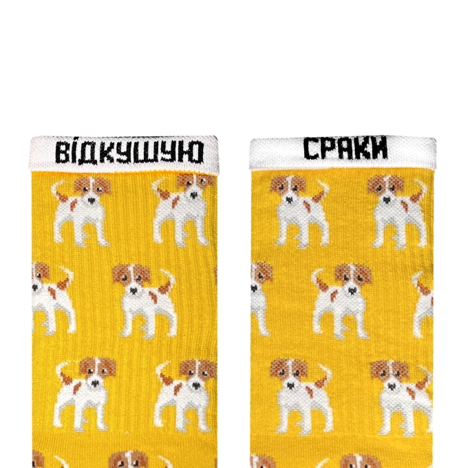 Шкарпетки Дід Носкарь Джек Рассел
