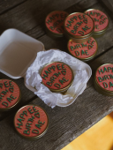 Соєва свічка HAPPY BIRTHDAY  з ароматом випічки