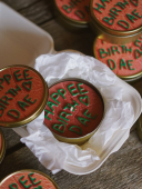 Соєва свічка HAPPY BIRTHDAY  з ароматом випічки