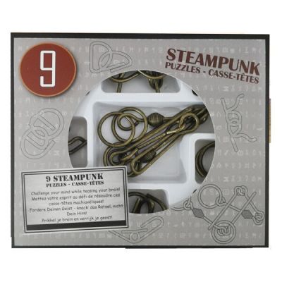 Набір головоломок 9 Steampunk Puzzles Gray set