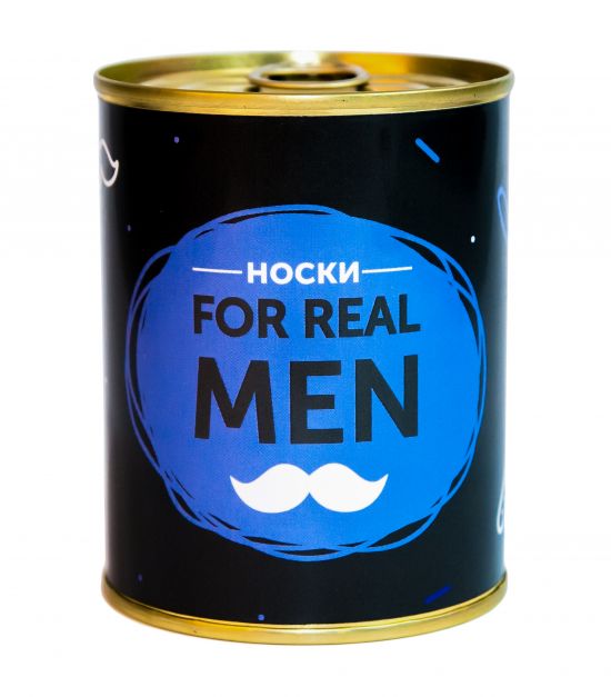 Консервированные носки "For real man"