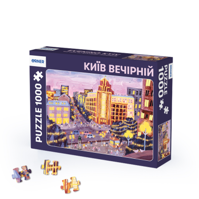 Пазл «Київ вечірній» 1000 елементiв