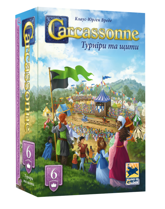 Доповнення Каркассон №6 - Турніри та щити (Count, King & Robber)