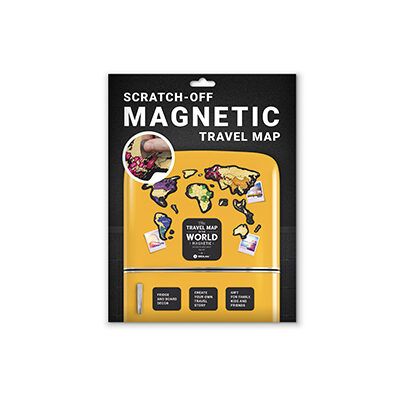 Скретч Карта Світу Travel Map MAGNETIC World