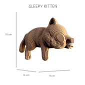 Картонний 3Д пазл "Три Кошеня"