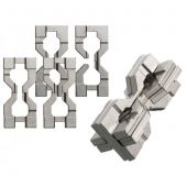 Металева головоломка Пісочний годинник (Huzzle Hourglass) 6-й рівень