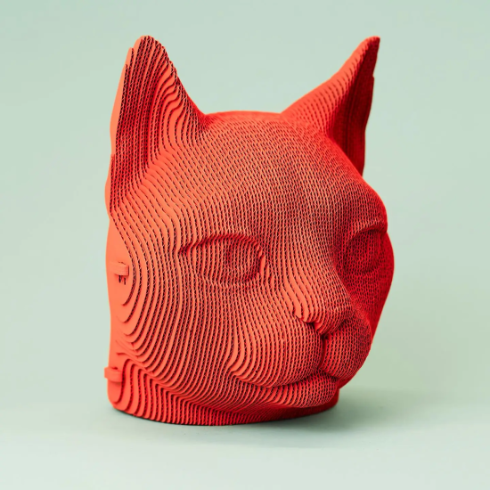 Картонний 3Д пазл "Cat"