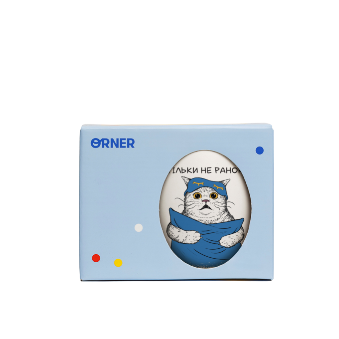 Чашка Orner «Кіт з подушкою»