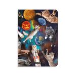 Блокнот в клеточку «Коты в открытом космосе»