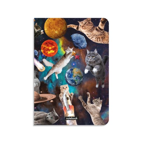 Блокнот в клеточку «Коты в открытом космосе»