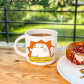 Чашка Orner х Maliunok «Лапки прочь»