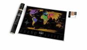 Скретч Карта Світу Travel Map  Black