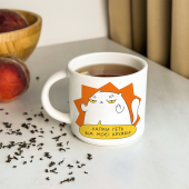 Чашка Orner х Maliunok «Лапки прочь»