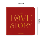 Фотоальбом "Love story" червоний