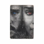 Деревянный постер "Game of Thrones #48 Winter is here"