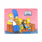 Деревянный постер "The Simpsons #6 Family"