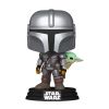 Ігрова фігурка Funko POP! серії Мандалорець - Мандалорець з Ґроґу на спині